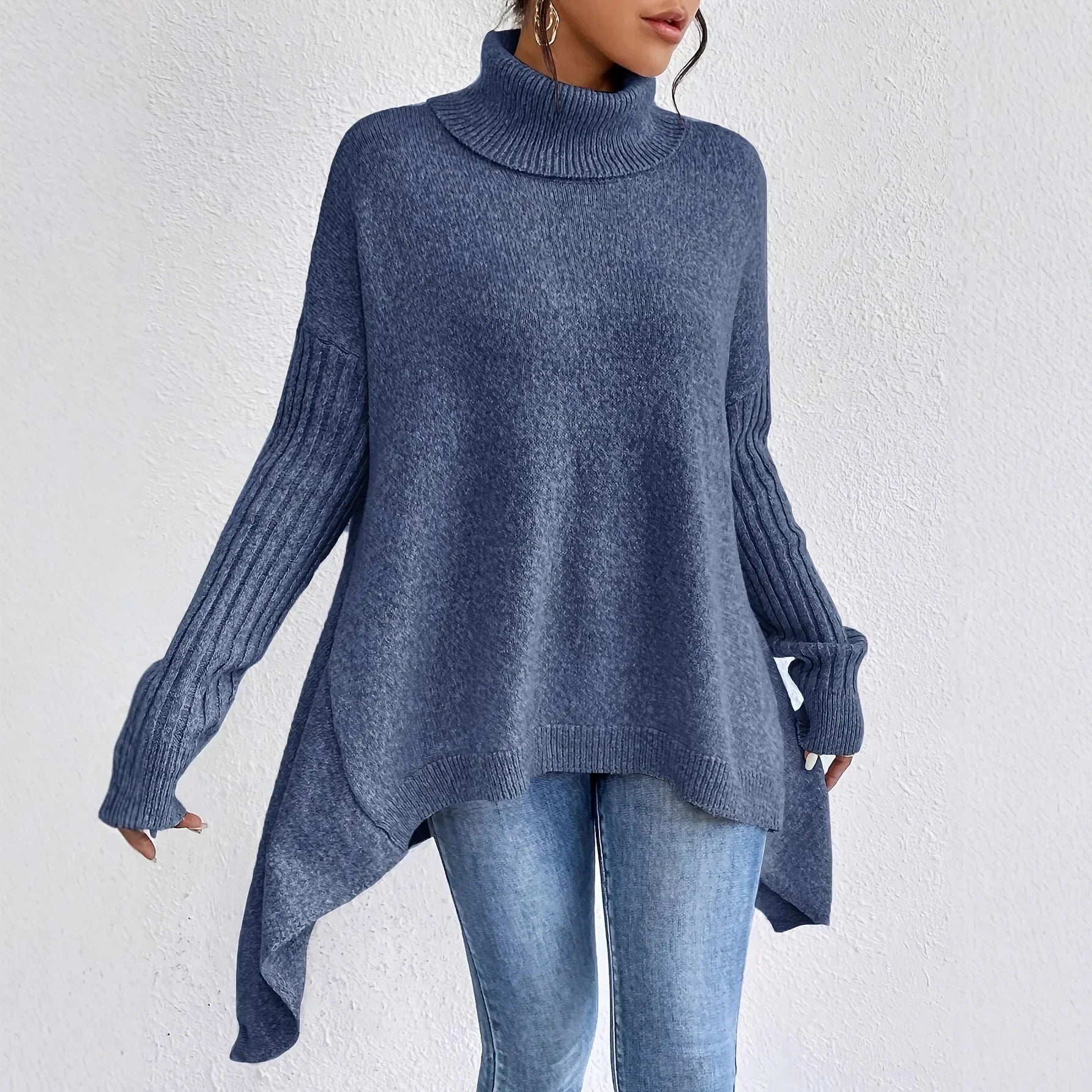 Kvinders Vinter Rullekrave Sweater 5