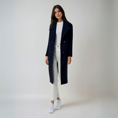 Kvinders Vinterfrakke Elegant Design Økologisk Materiale 8