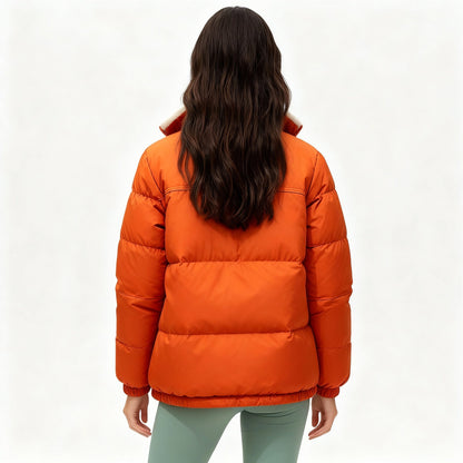 Kvinders Vinterjakke med Quiltet Design 2