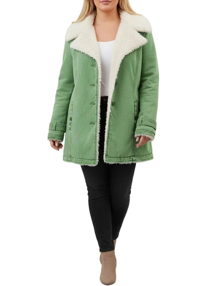 Kvinders Vinterjakke med Sherpa-for 0