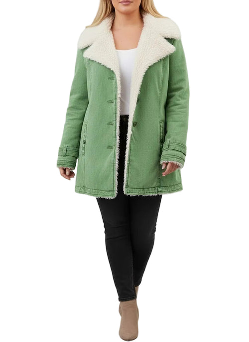 Kvinders Vinterjakke med Sherpa-for 0