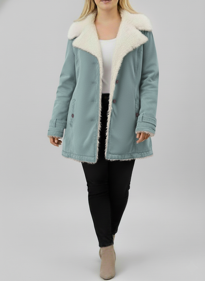 Kvinders Vinterjakke med Sherpa-for 5