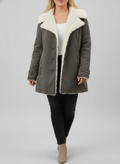 Kvinders Vinterjakke med Sherpa-for 6