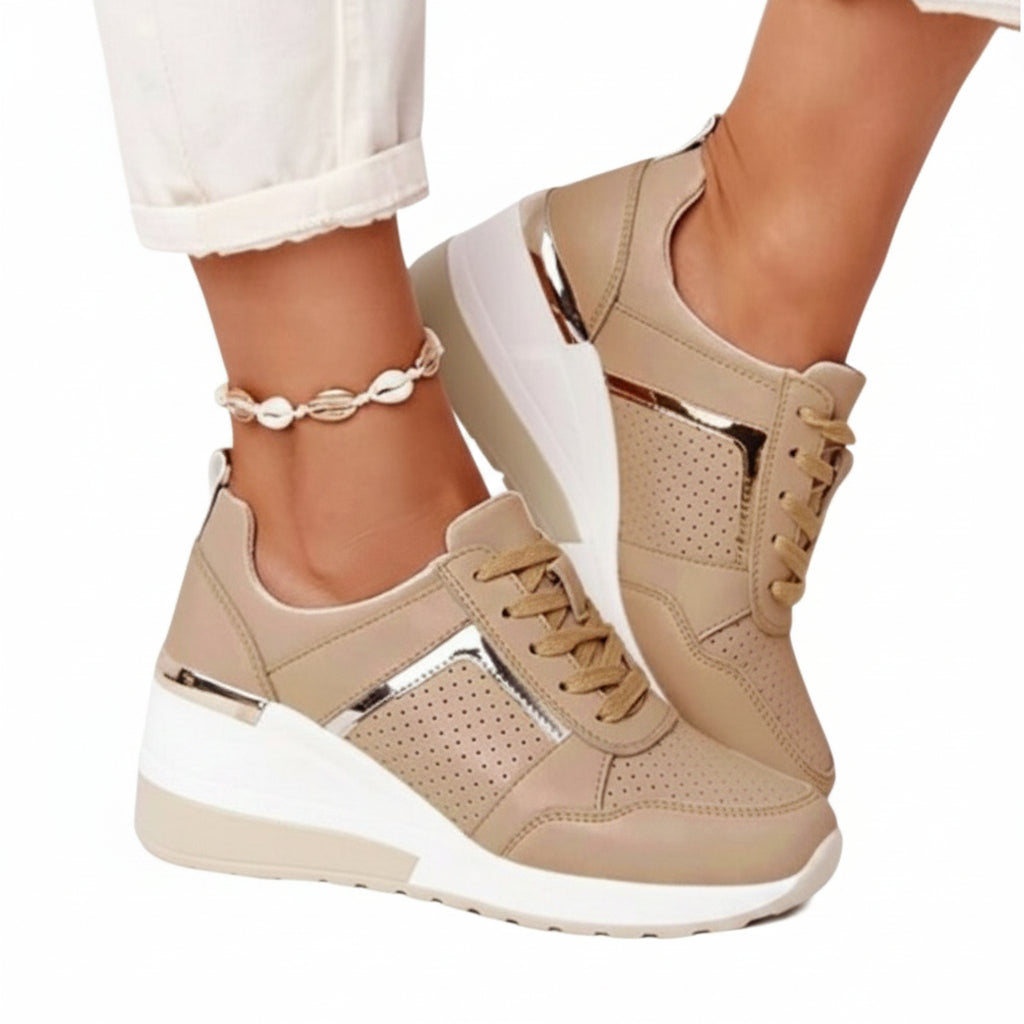 Kvinders Wedge Sneakers Komfortabel Stil 0