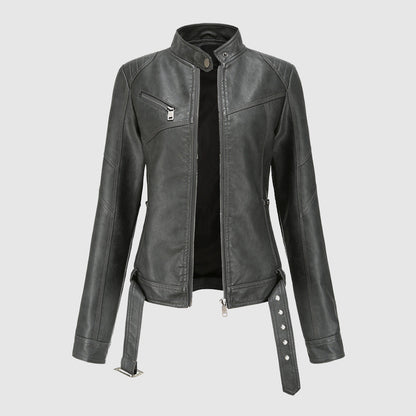 Kvinders Zipper Jakke Moderne Stil 4