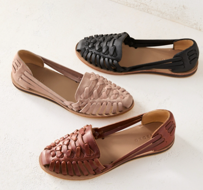 Kvinders Slipper Sko Elegant Læder Komfortabel-2
