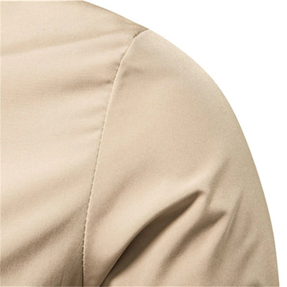 Herre Bomber Jakke Sort Stilfuld Polyester-5