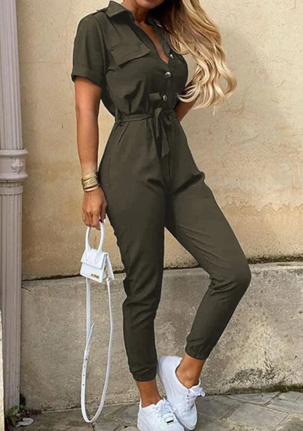 Variant image for Kvinders Jumpsuit Elegant Design Komfortabelt Stof-13