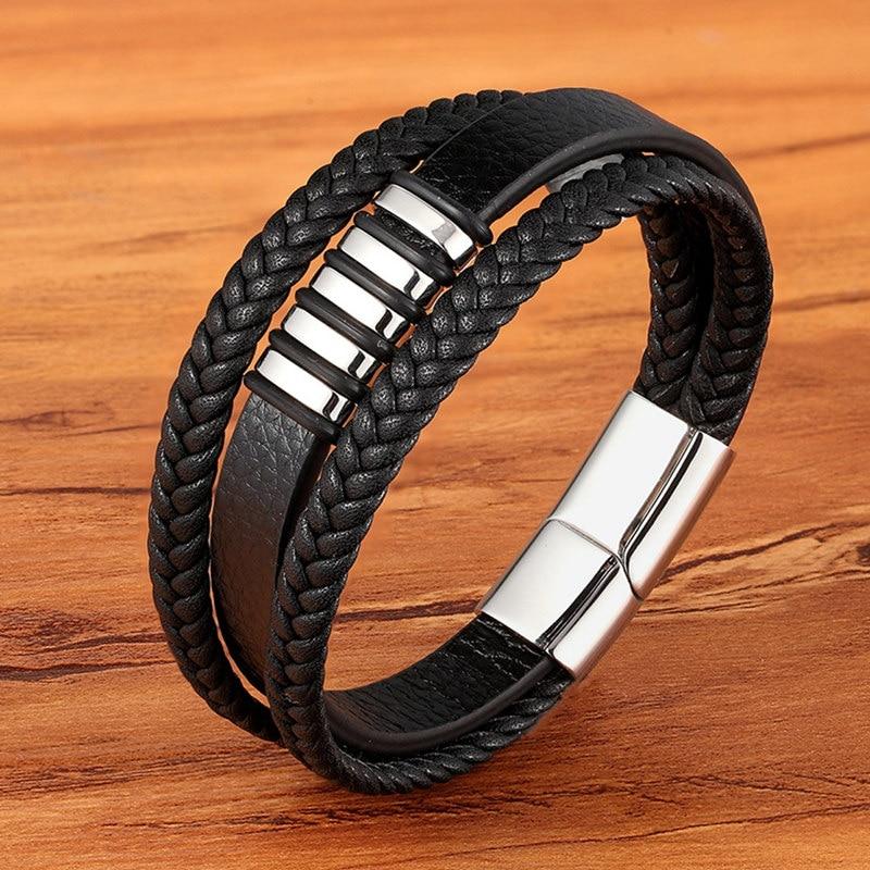 Læderarmbånd til mænd - Tidløst og stilfuldt tilbehør 2
