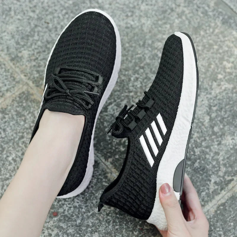 Løbesko Dame Letvægts Mesh Sporty Træningssko 2