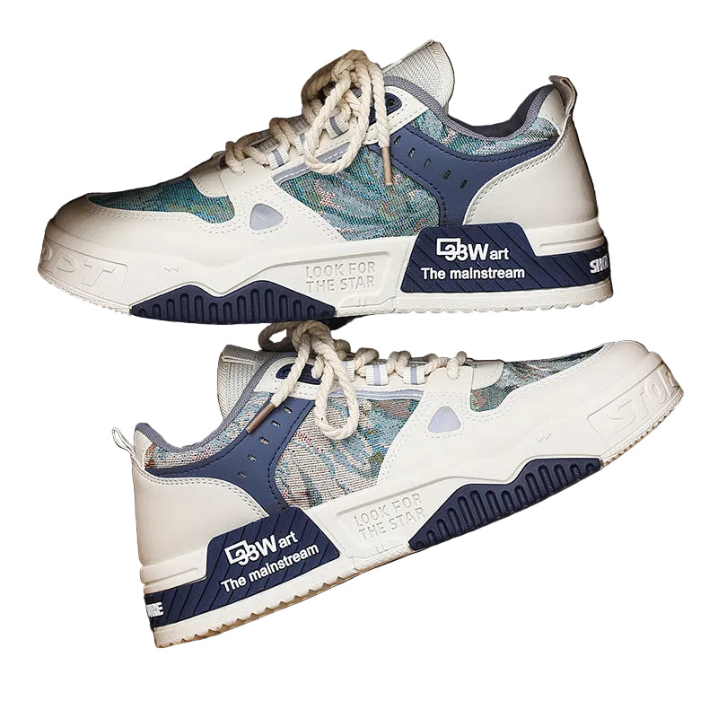 Mænd Sneakers med Unikt Design og Komfortabel Dæmpning 0