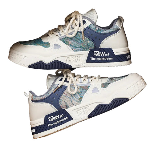 Mænd Sneakers med Unikt Design og Komfortabel Dæmpning 0