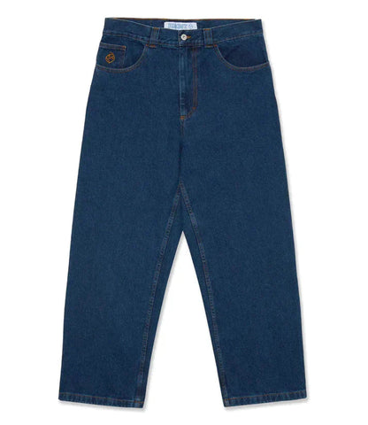 Mænds Afslappede Denimbukser Bred Ben Stil 5
