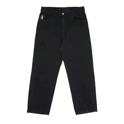 Mænds Baggy Jeans med Bred Ben Denim Komfortabel Pasform 9