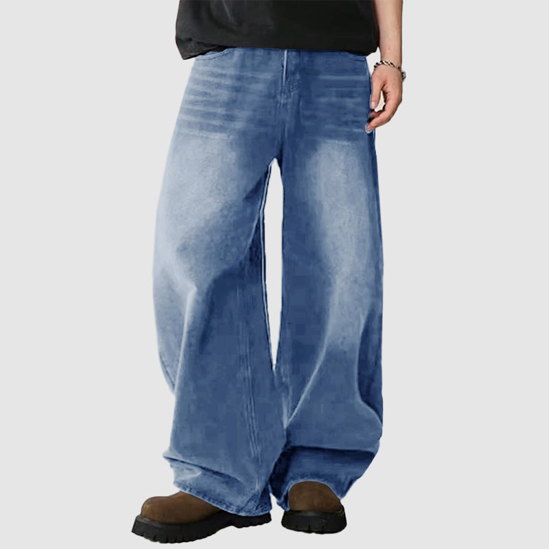 Mænds Baggy Jeans med Bred Benform 2