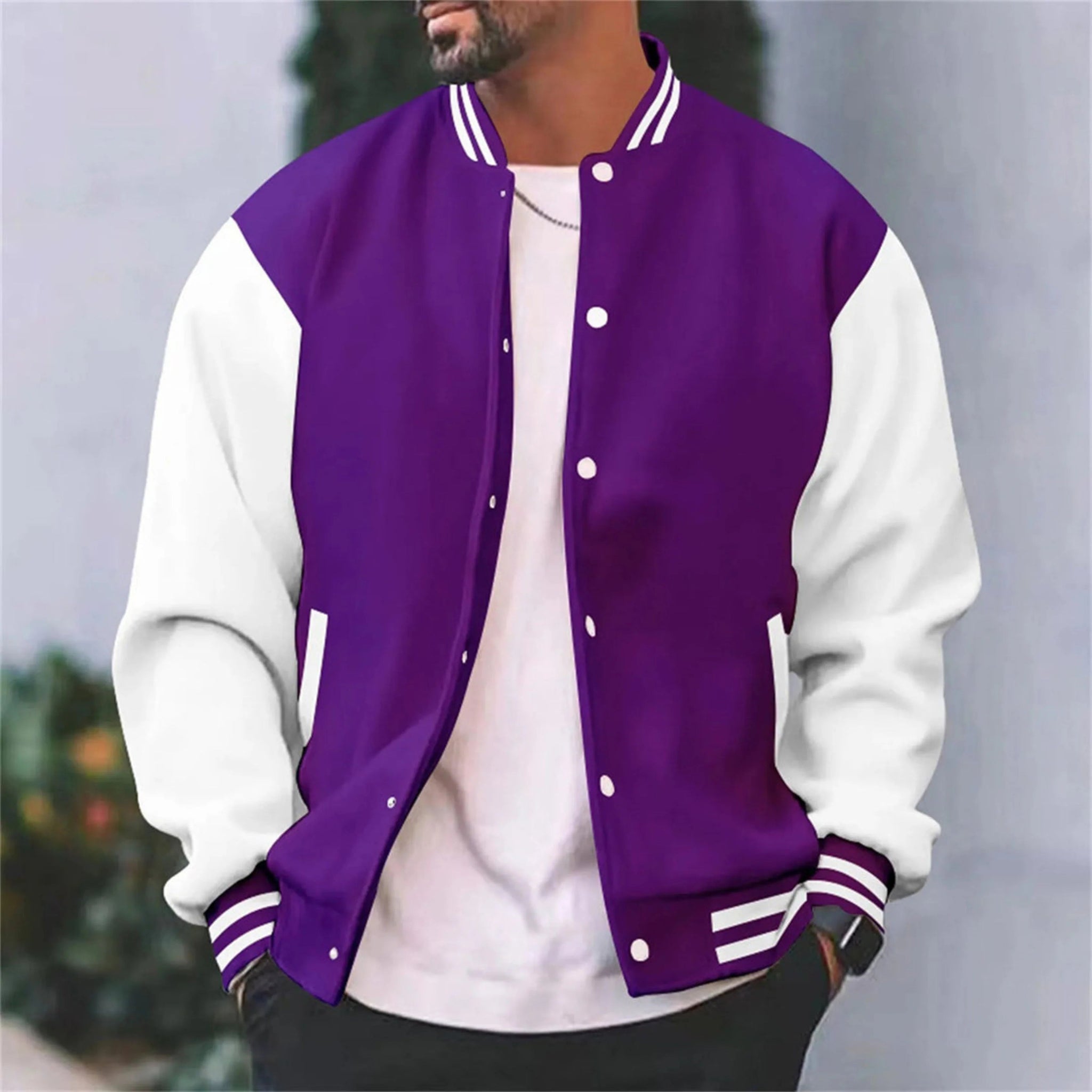 Mænds Bomberjakke Varsity Stil 3