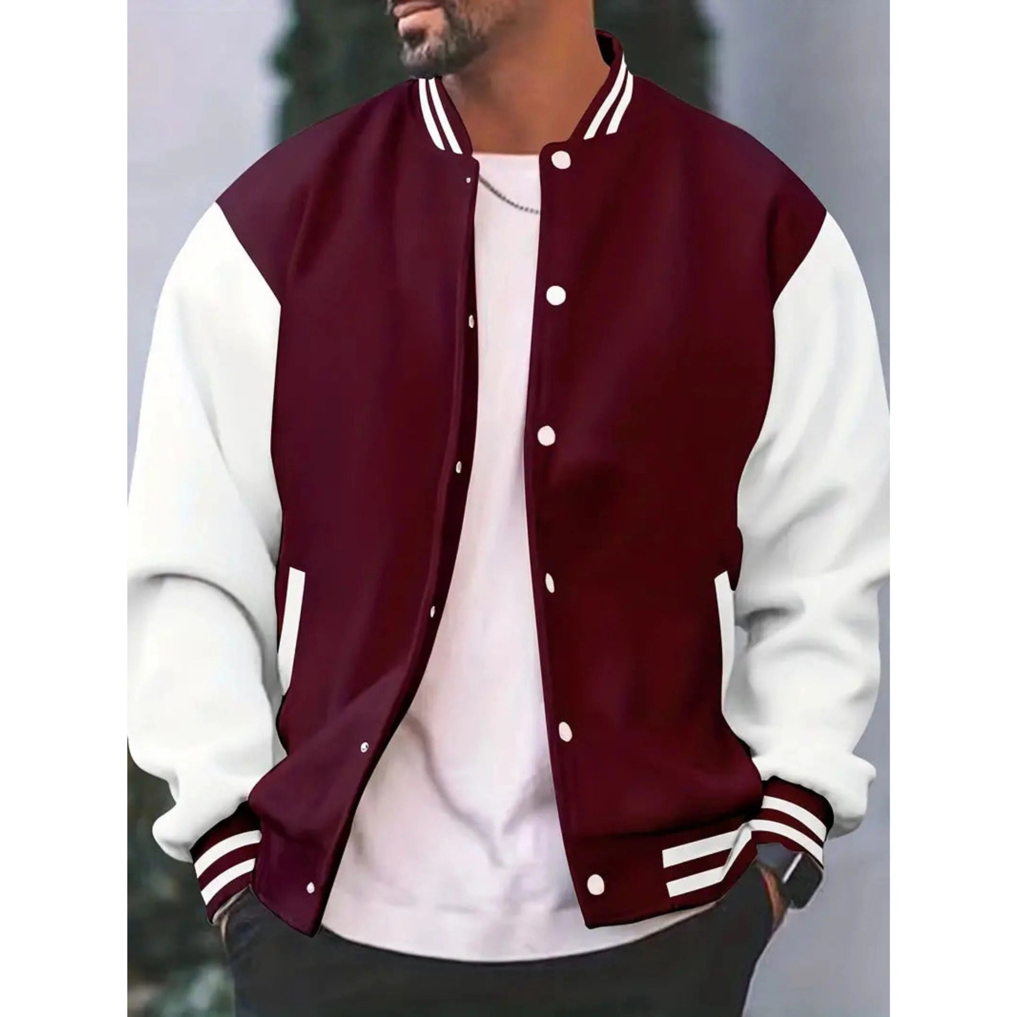 Mænds Bomberjakke Varsity Stil 5