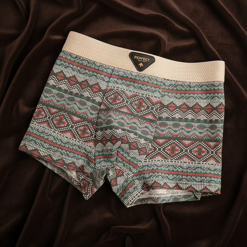 Mænds Boxerbukser Geometrisk Design Tæt Pasform 3