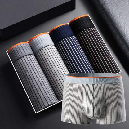 Mænds Boxershorts med Ribbet Design 0
