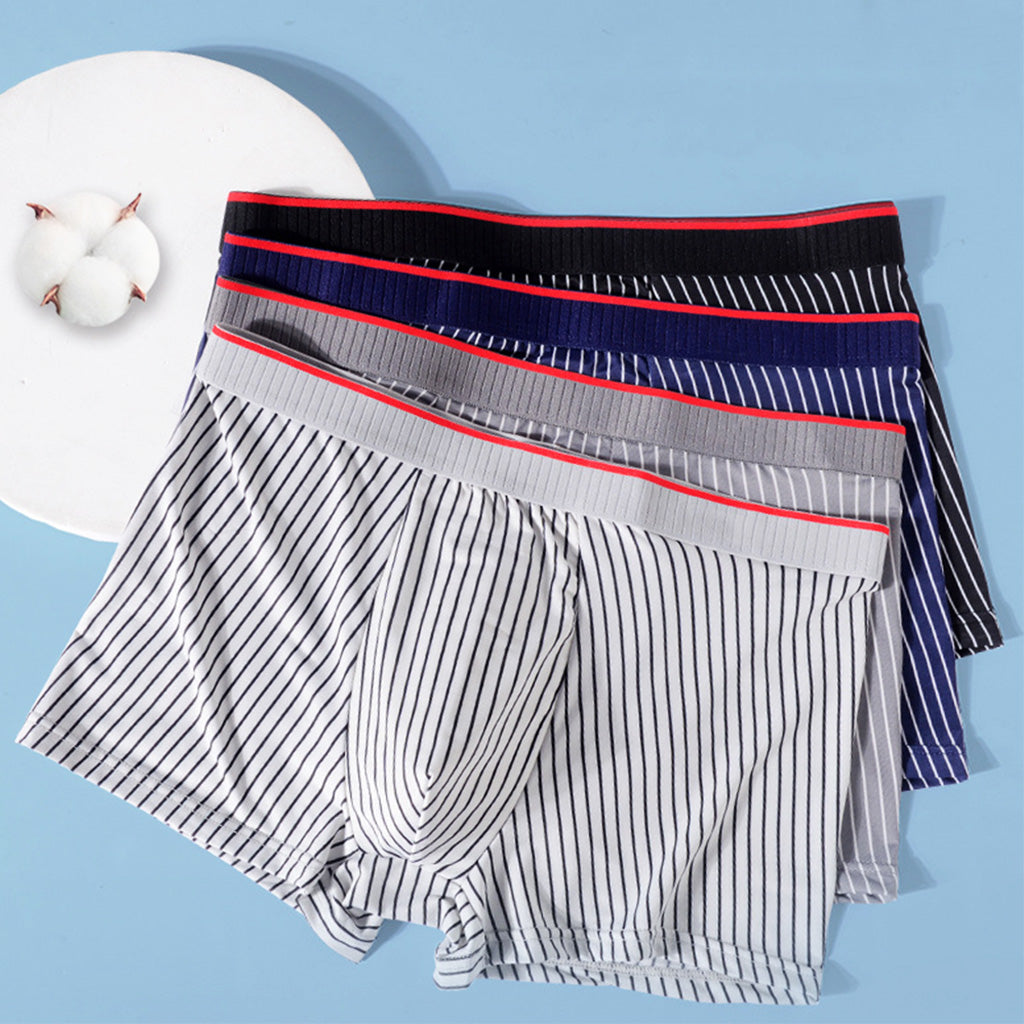 Mænds Boxershorts med Ribbet Design 3