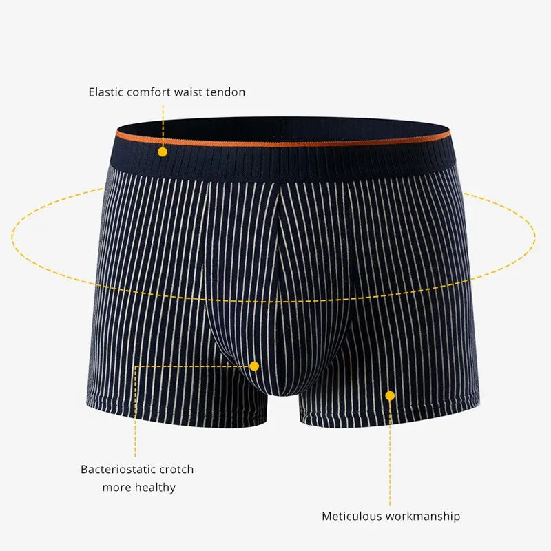 Mænds Boxershorts med Ribbet Design 7