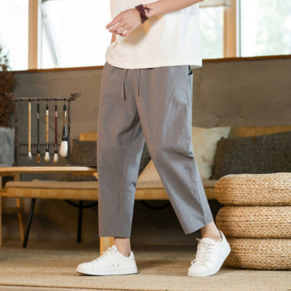 Mænds Bukser Tapered Casual Stil 1