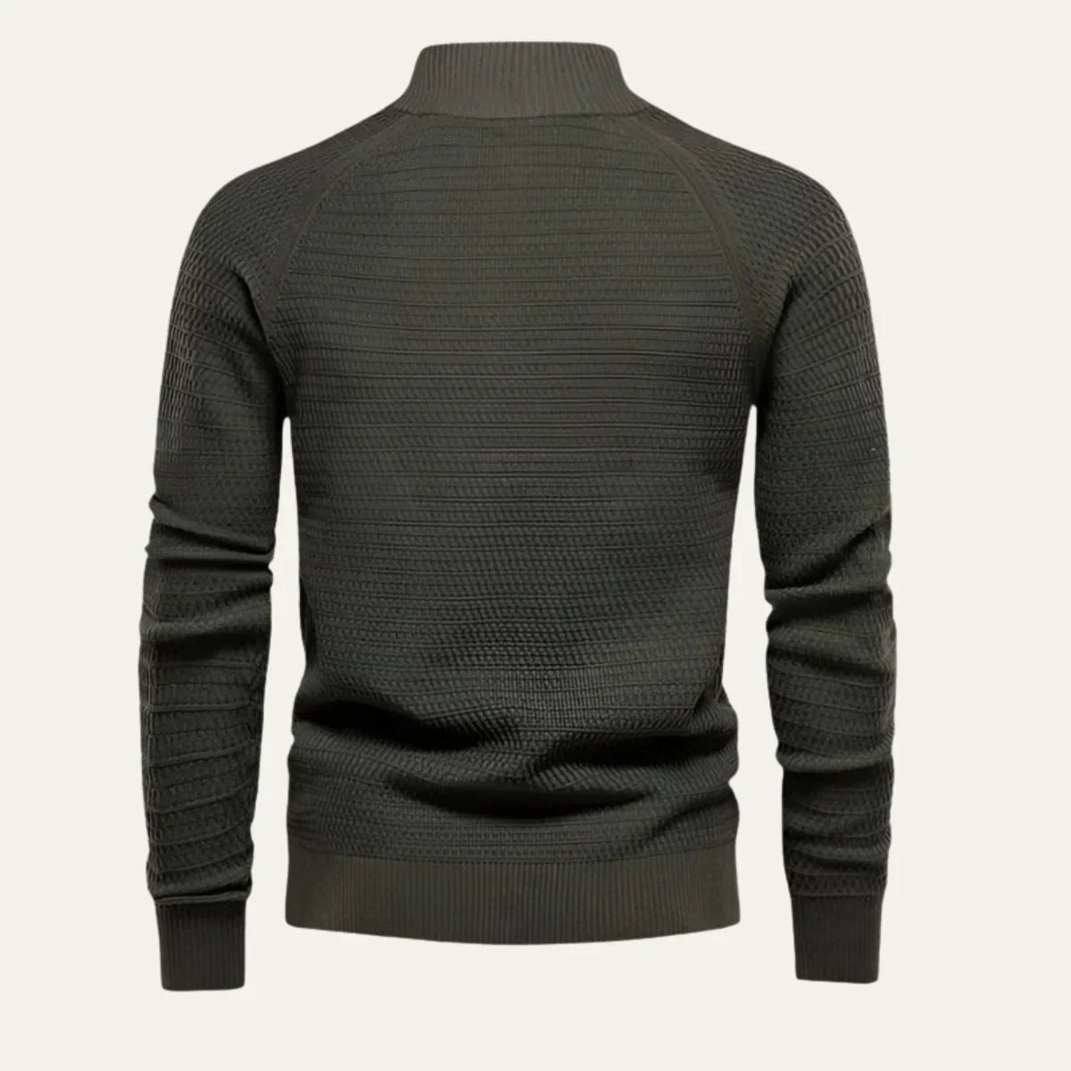 Mænds Cardigan Klassisk Design Knap-Front 5
