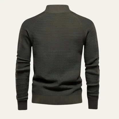 Mænds Cardigan Klassisk Design Knap-Front 5