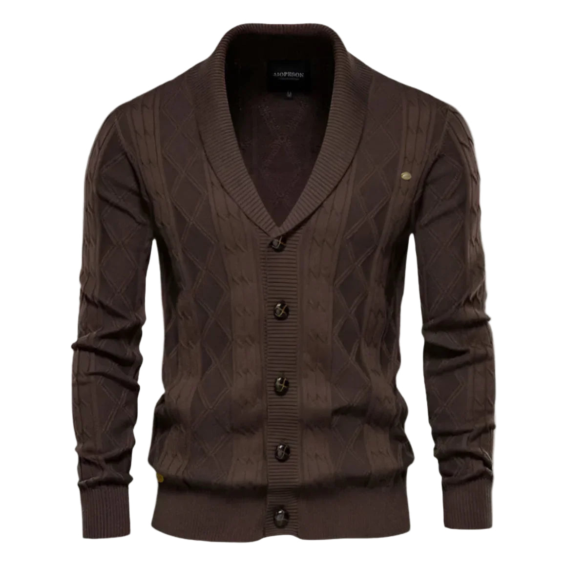 Mænds Cardigan Klassisk Stil 0