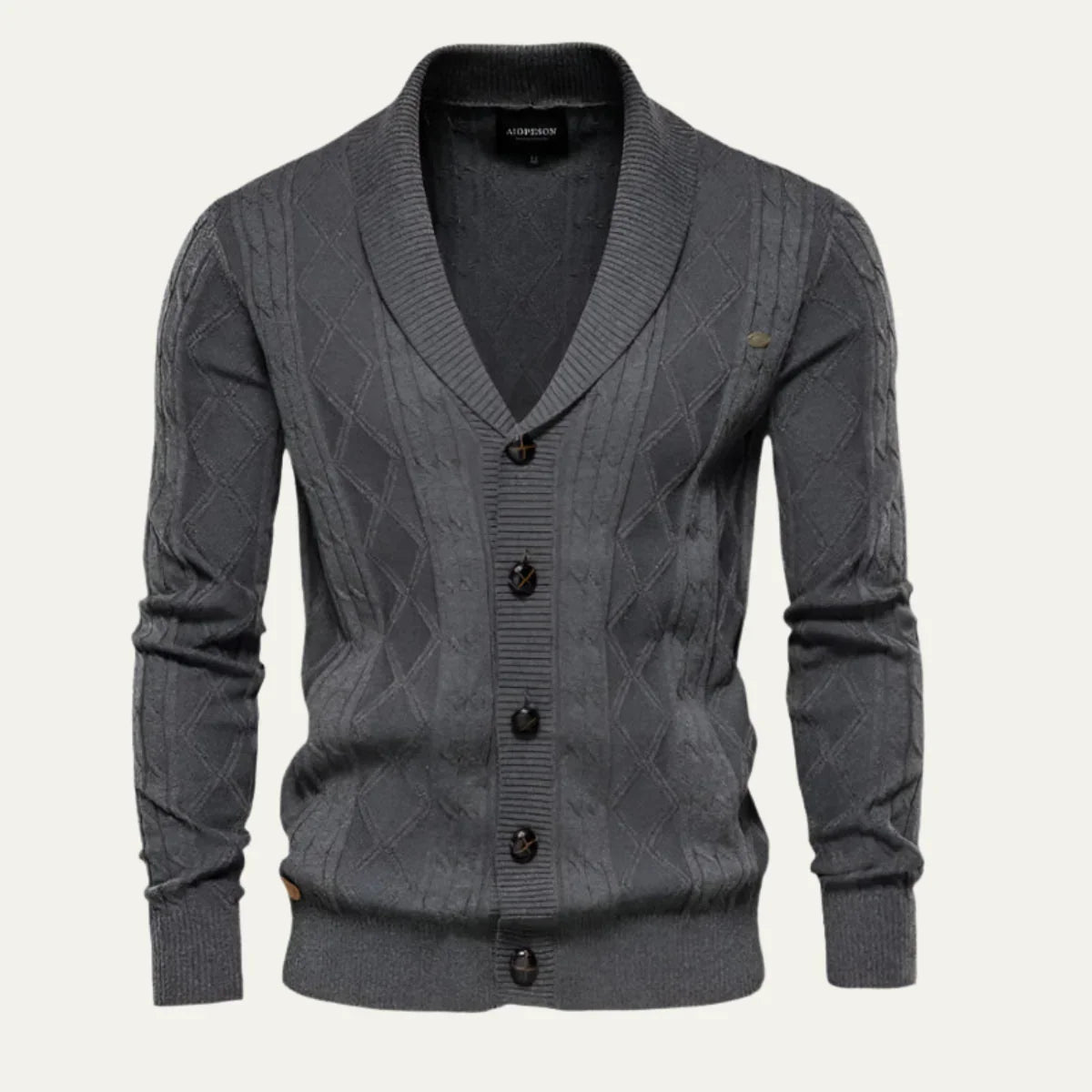 Mænds Cardigan Klassisk Stil 4