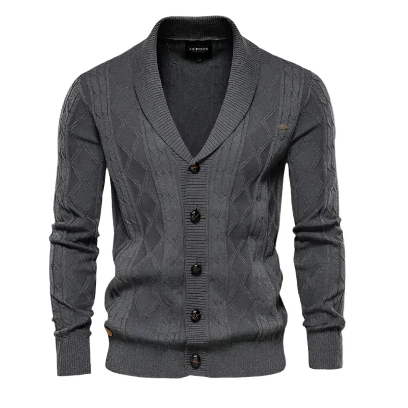 Mænds Cardigan Klassisk Stil 7