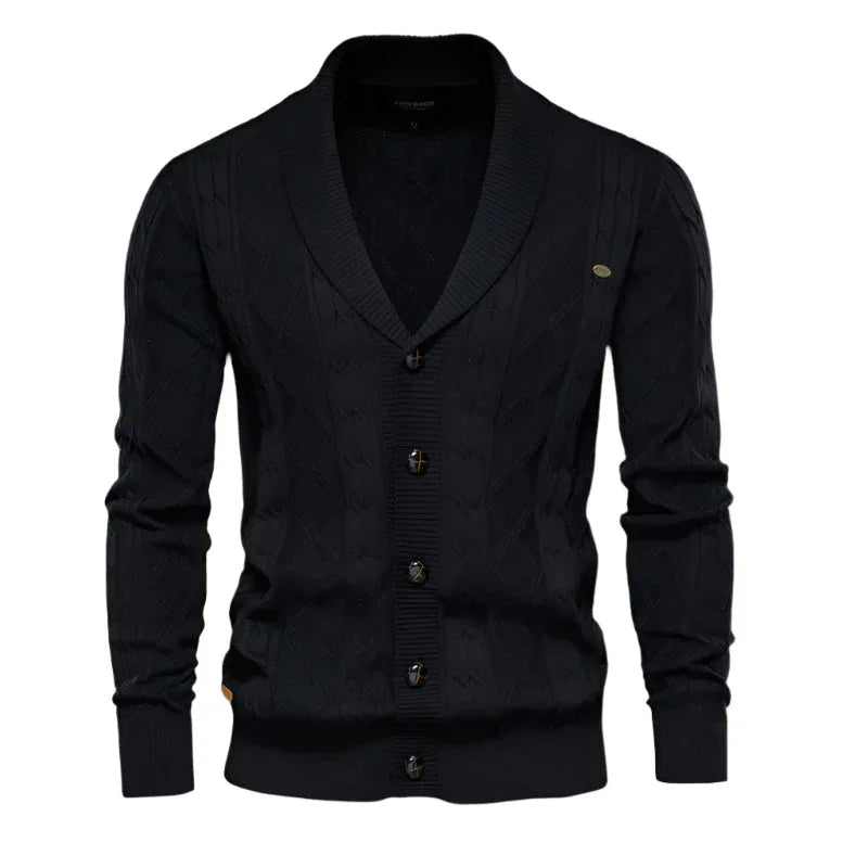 Mænds Cardigan Klassisk Stil 8