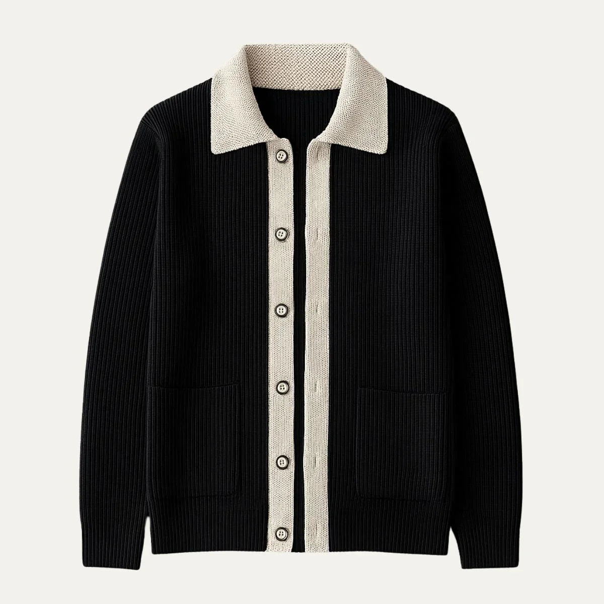 Mænds Cardigan med Lommer 1