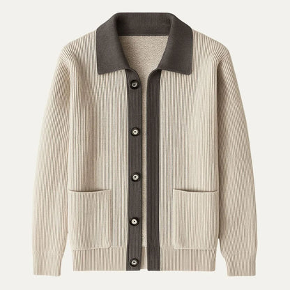 Mænds Cardigan med Lommer 3