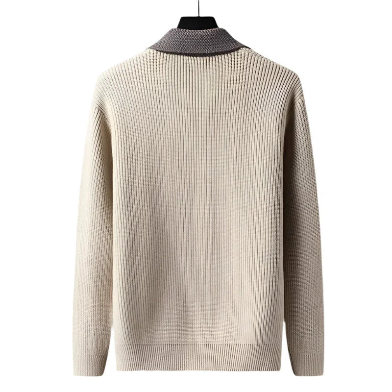 Mænds Cardigan med Lommer 6
