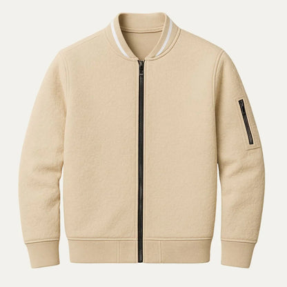 Mænds Cardigan med Lynlås Casual Stil 1
