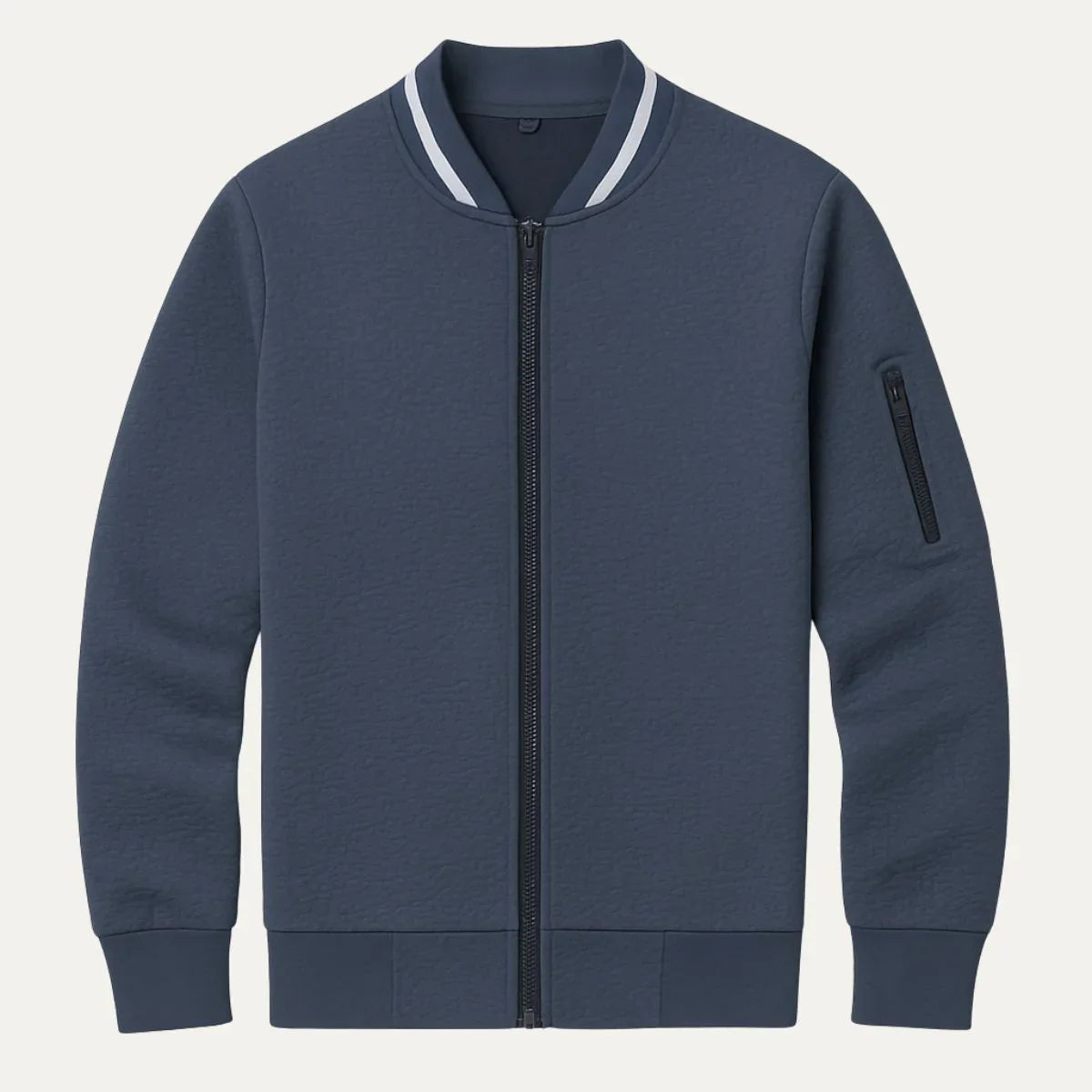 Mænds Cardigan med Lynlås Casual Stil 2