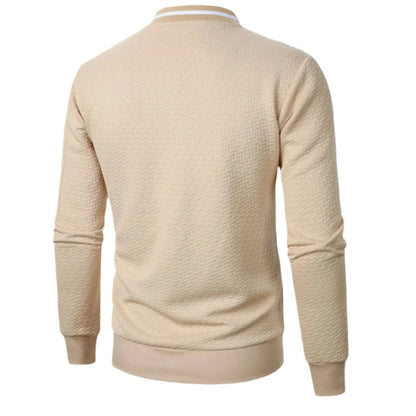 Mænds Cardigan med Lynlås Casual Stil 6