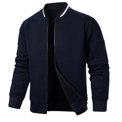 Mænds Cardigan med Lynlås Casual Stil 7
