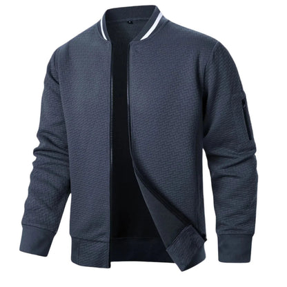 Mænds Cardigan med Lynlås Casual Stil 8