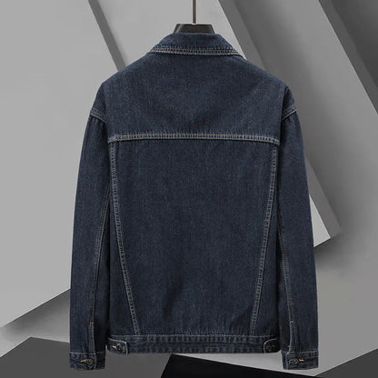 Mænds Cargo Denimjakke Boxy Stil 1
