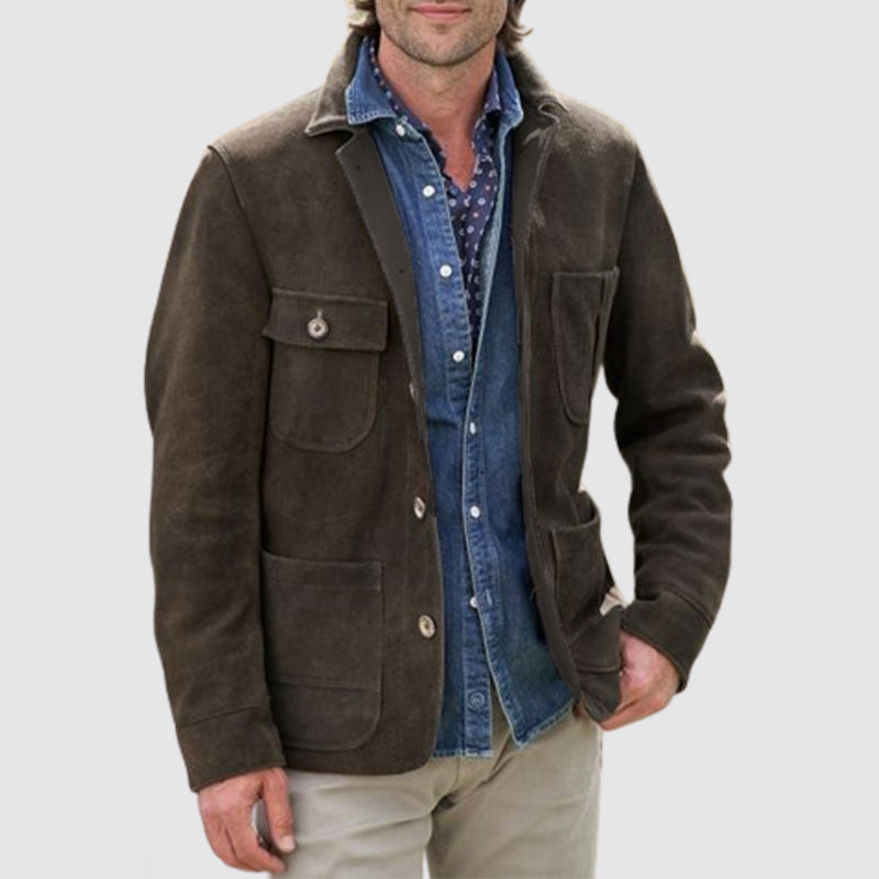 Mænds Casual Jakke Retro Stil 3
