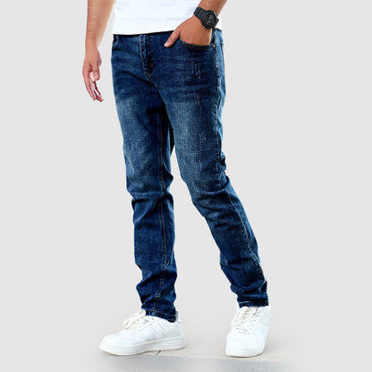 Mænds Casual Jeans Lige Ben 2