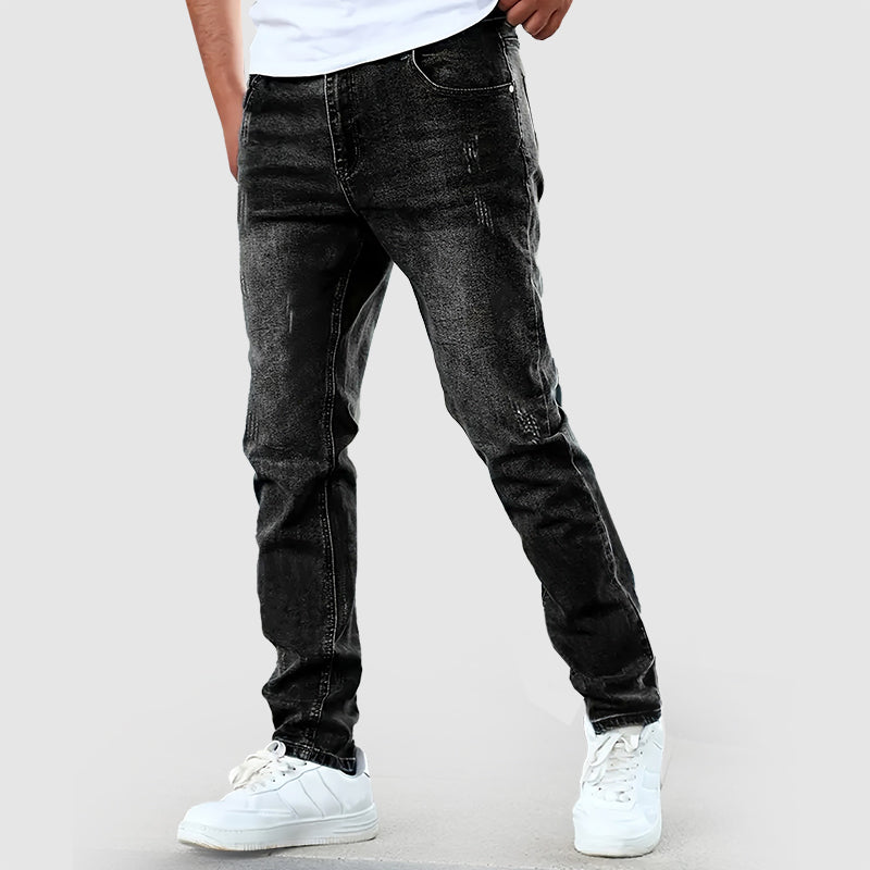 Mænds Casual Jeans Lige Ben 3