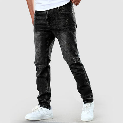 Mænds Casual Jeans Lige Ben 3