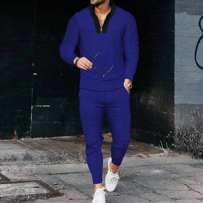 Mænds Casual Outfit med Lynlås 2