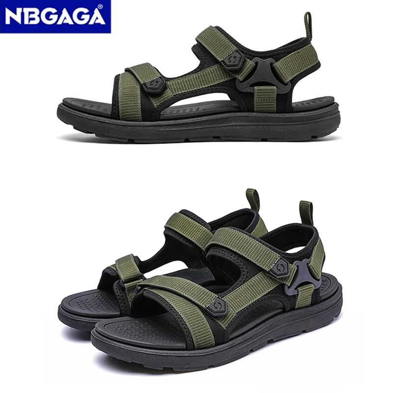 Mænds Casual Sandaler til Sommerbrug med Skridsikker Sål 1