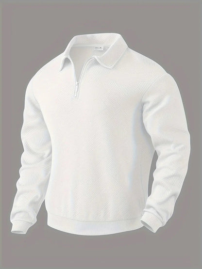 Mænds Casual Shirt Med Rund Hals 10