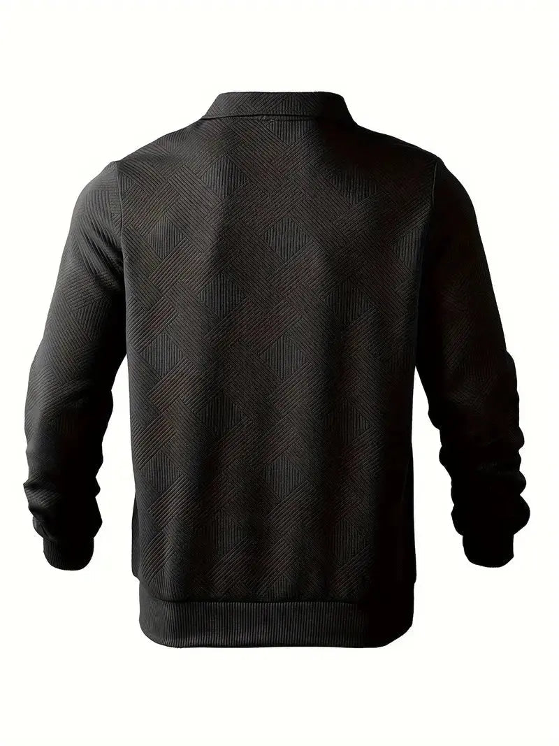 Mænds Casual Shirt Med Rund Hals 5