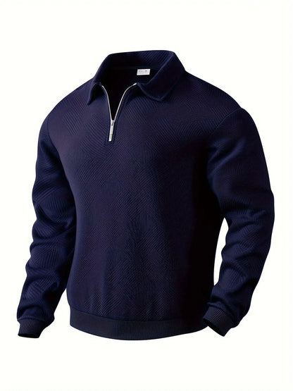 Mænds Casual Shirt Med Rund Hals 9